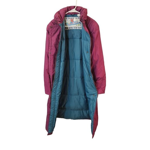 Vintage American Idea by Patrick Dean Duck Down Waterfowl Feathers Maroon size S - Picture 1 of 11